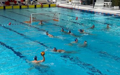 Wasserball-Herren mit zwei Gesichtern