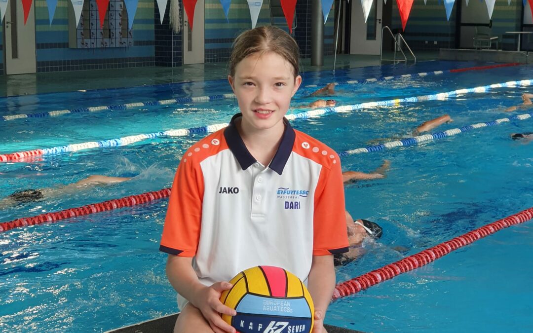 Daria Rudenko erhält Einladung zum U14 Sommercamp der weiblichen DSV Nationalmannschaft